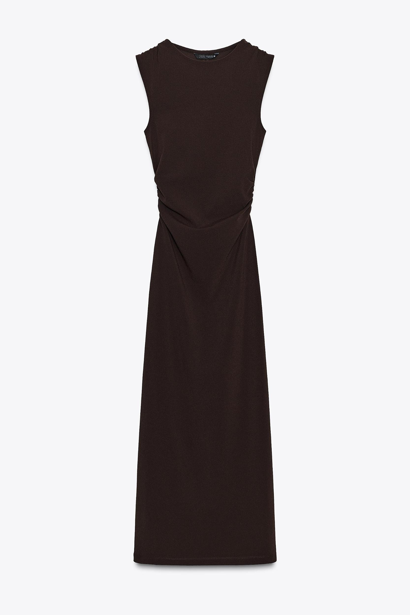 MIDI DRESS WITH BACK HARDWARE Product Image