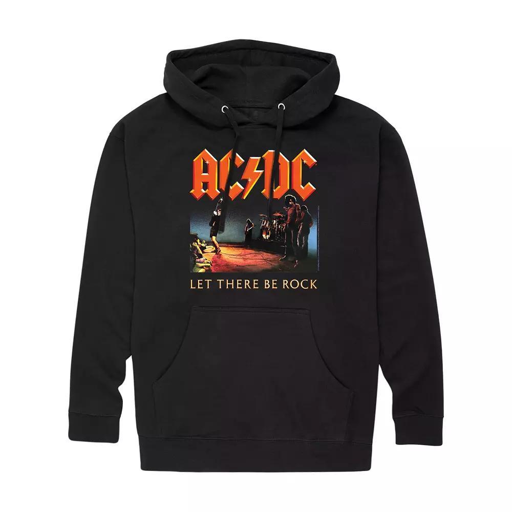 Mens Be Happy Script Graphic Hoodie Product Image