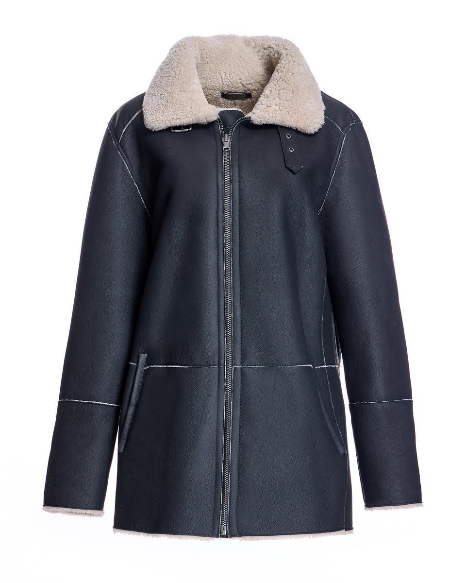 MEN'S SHEARLING LAMB COAT Product Image