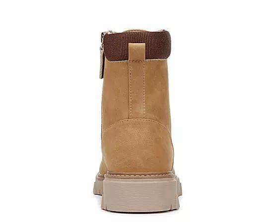 Dr. Scholl's Headstart Women's Faux Suede Combat Boots, Size: 9 Product Image