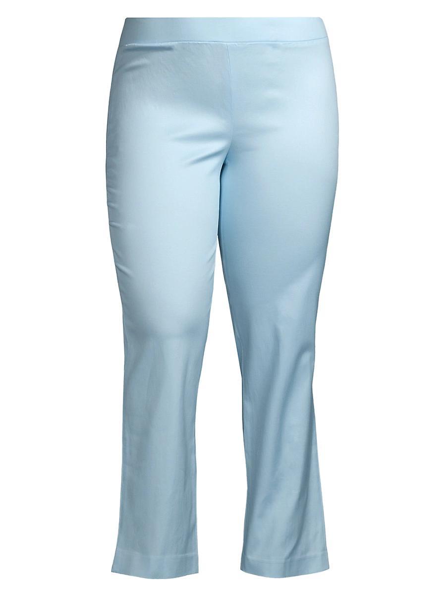 Womens Boot-Cut Cotton-Blend Pants Product Image