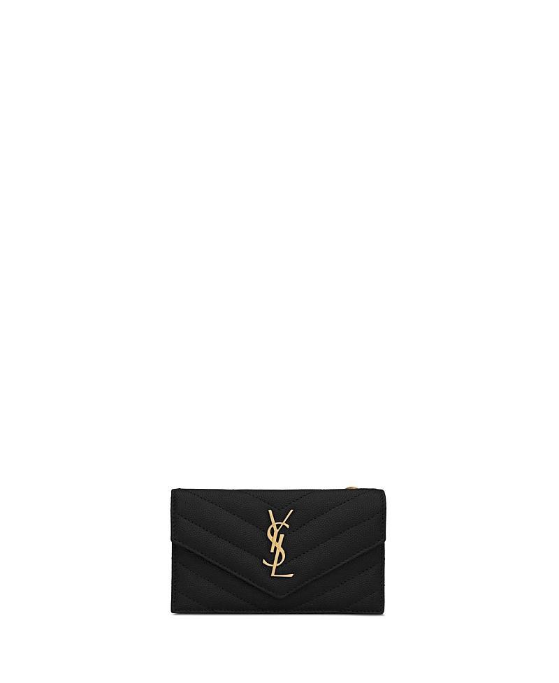 Saint Laurent Cassandre Matelasse Fragments Flap Card Case Product Image