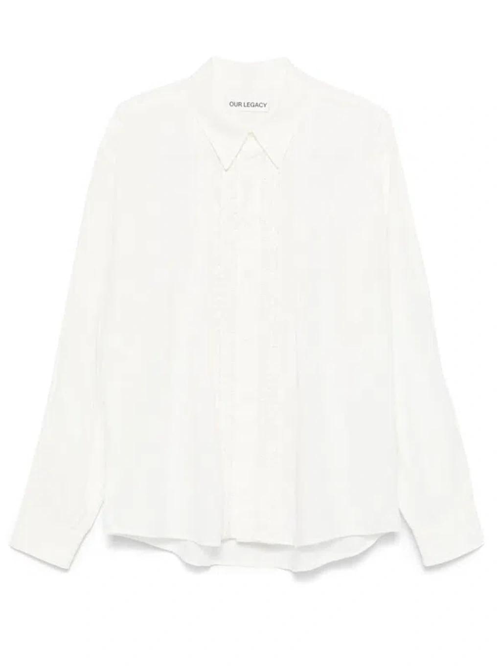 OUR LEGACY Beyond Shirt In White Product Image