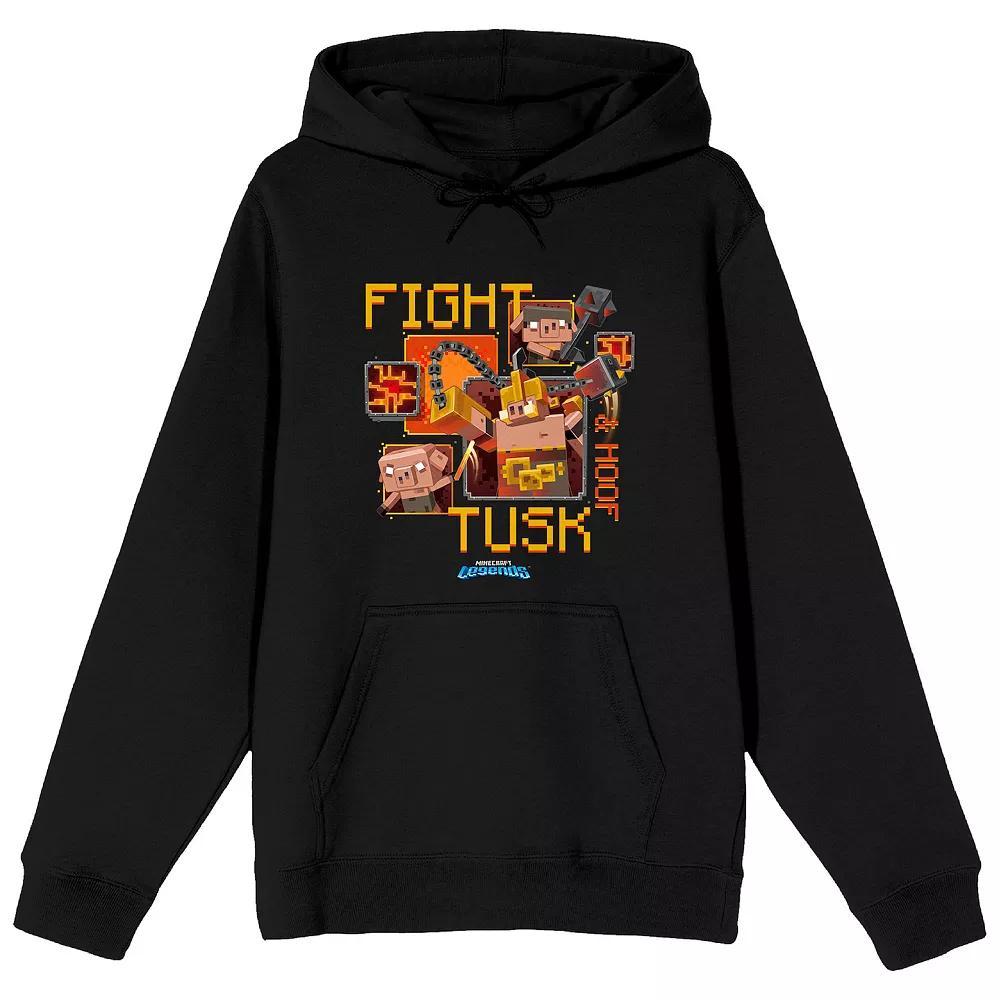 Men's Minecraft Legends Fight Tusk Graphic Hoodie, Size: Small, Black Product Image