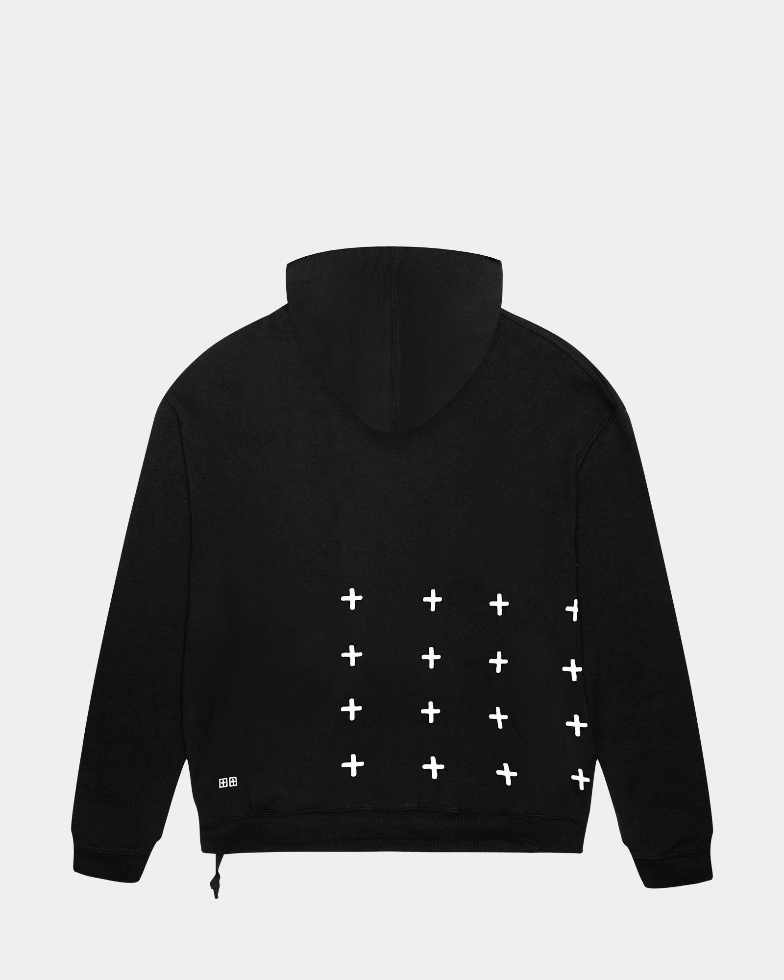 4 X 4 BIGGIE HOODIE JET BLACK Male Product Image