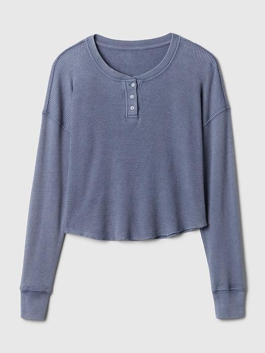 Waffle PJ Henley Shirt Product Image