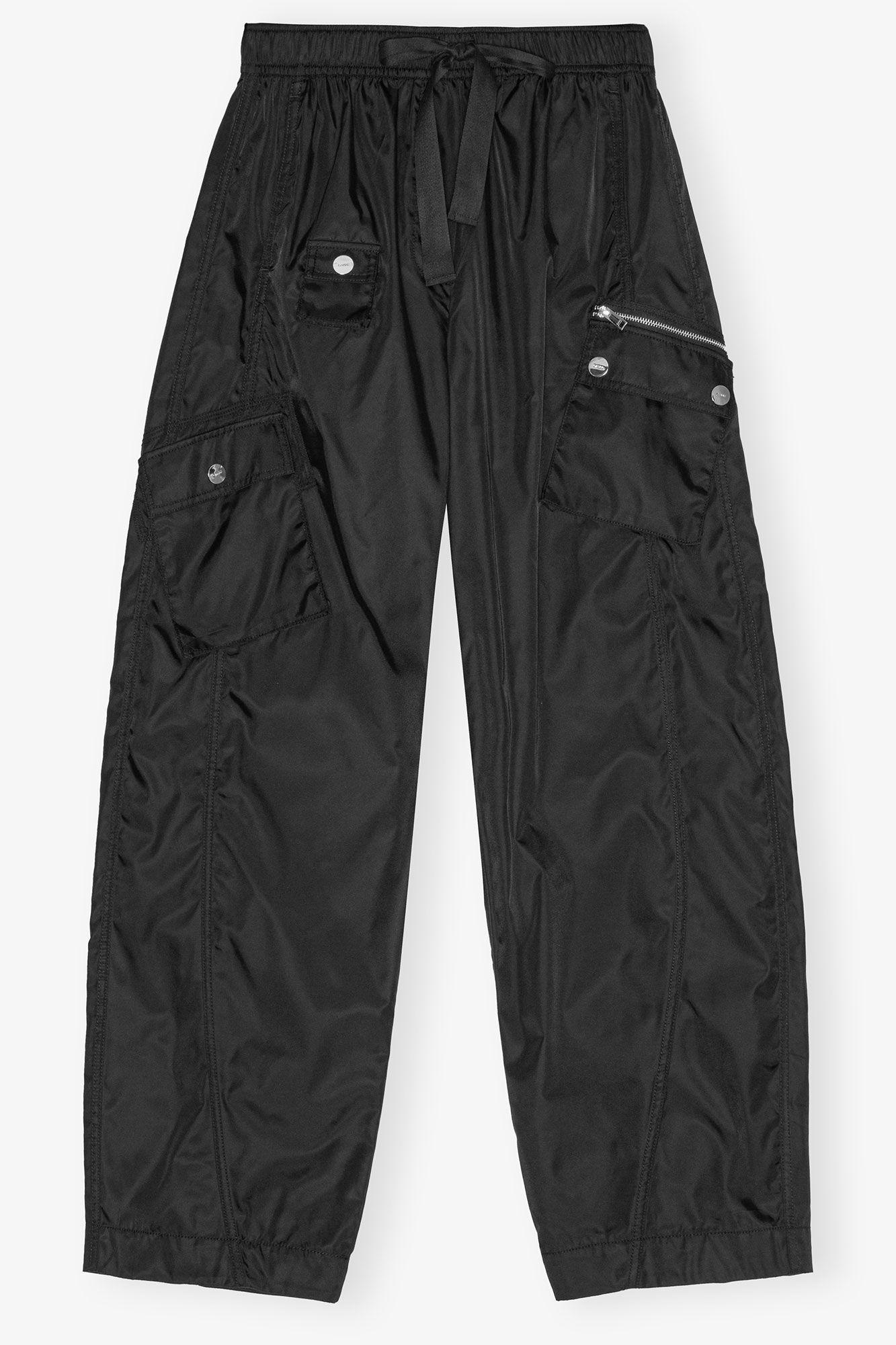 LINEN WIDE-LEG PANTS Product Image