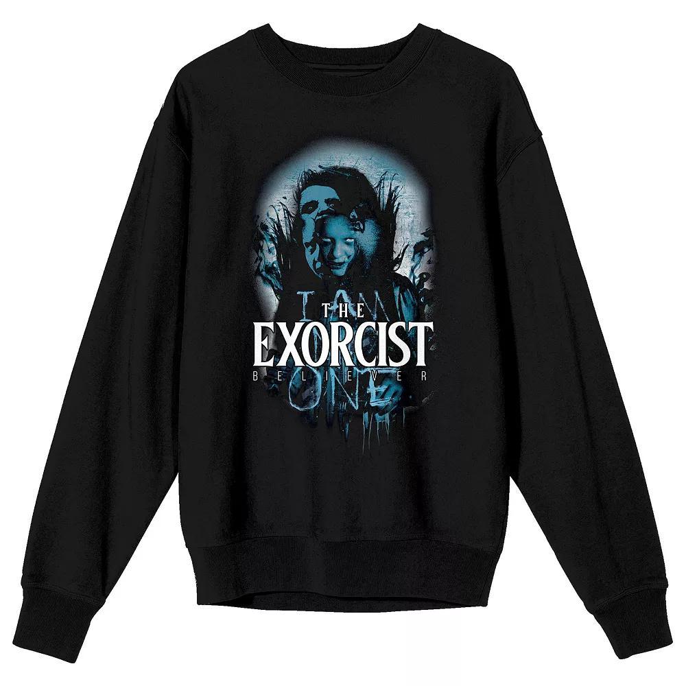 Men's The Exorcist Believer Sweatshirt, Size: Large, Black Product Image