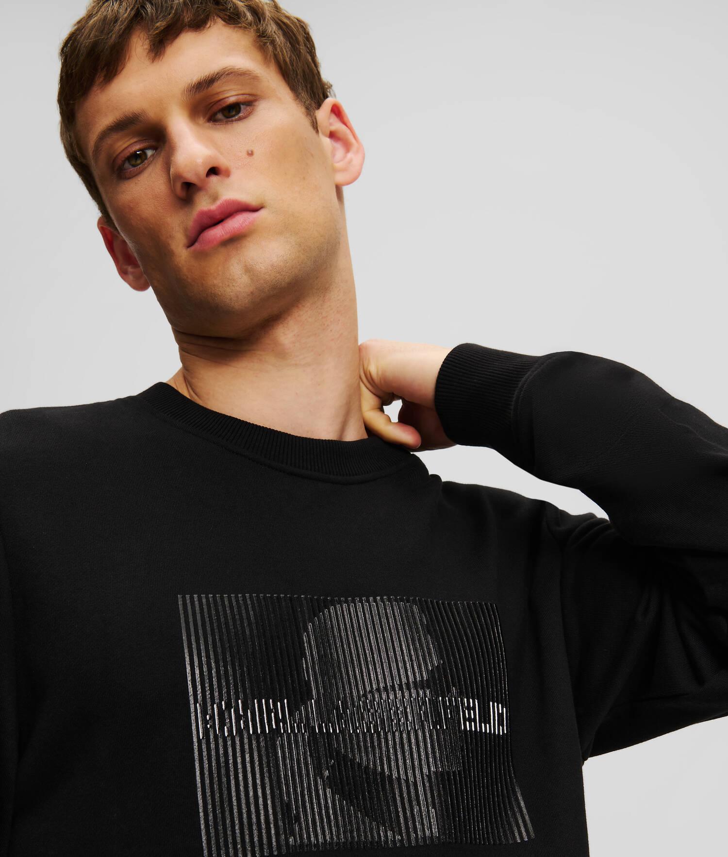 WAFFLE MENS SLIM LONG SLEEVE HENLEY | ASH Product Image
