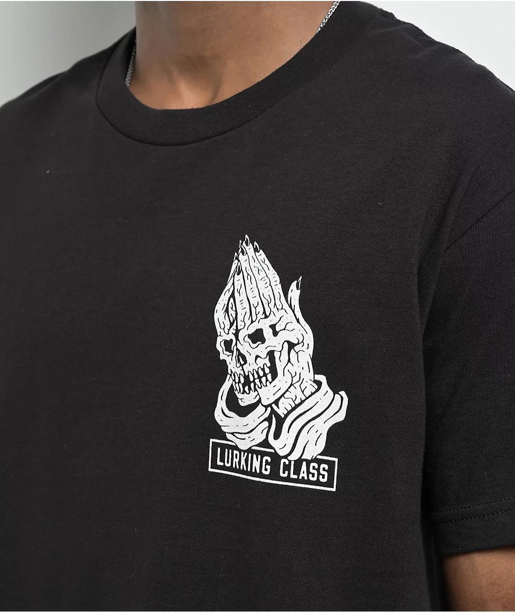 Lurking Class by Sketchy Tank Don't Pray For Me Black T-Shirt Product Image