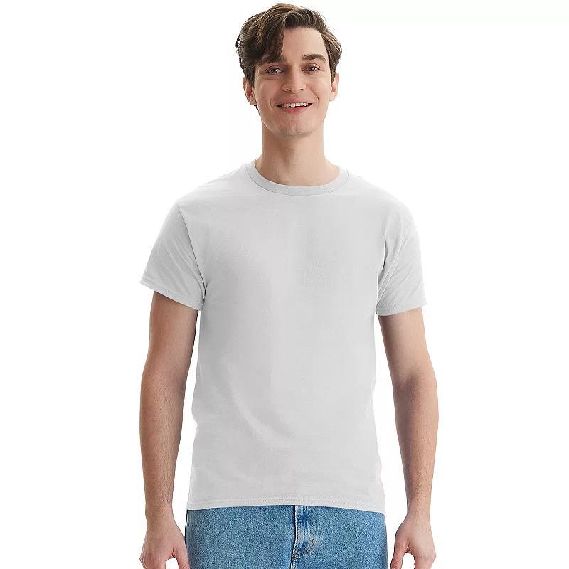 Men's Hanes® Essentials 4-Pack Cotton T-Shirt, Size: XL, Orange Product Image