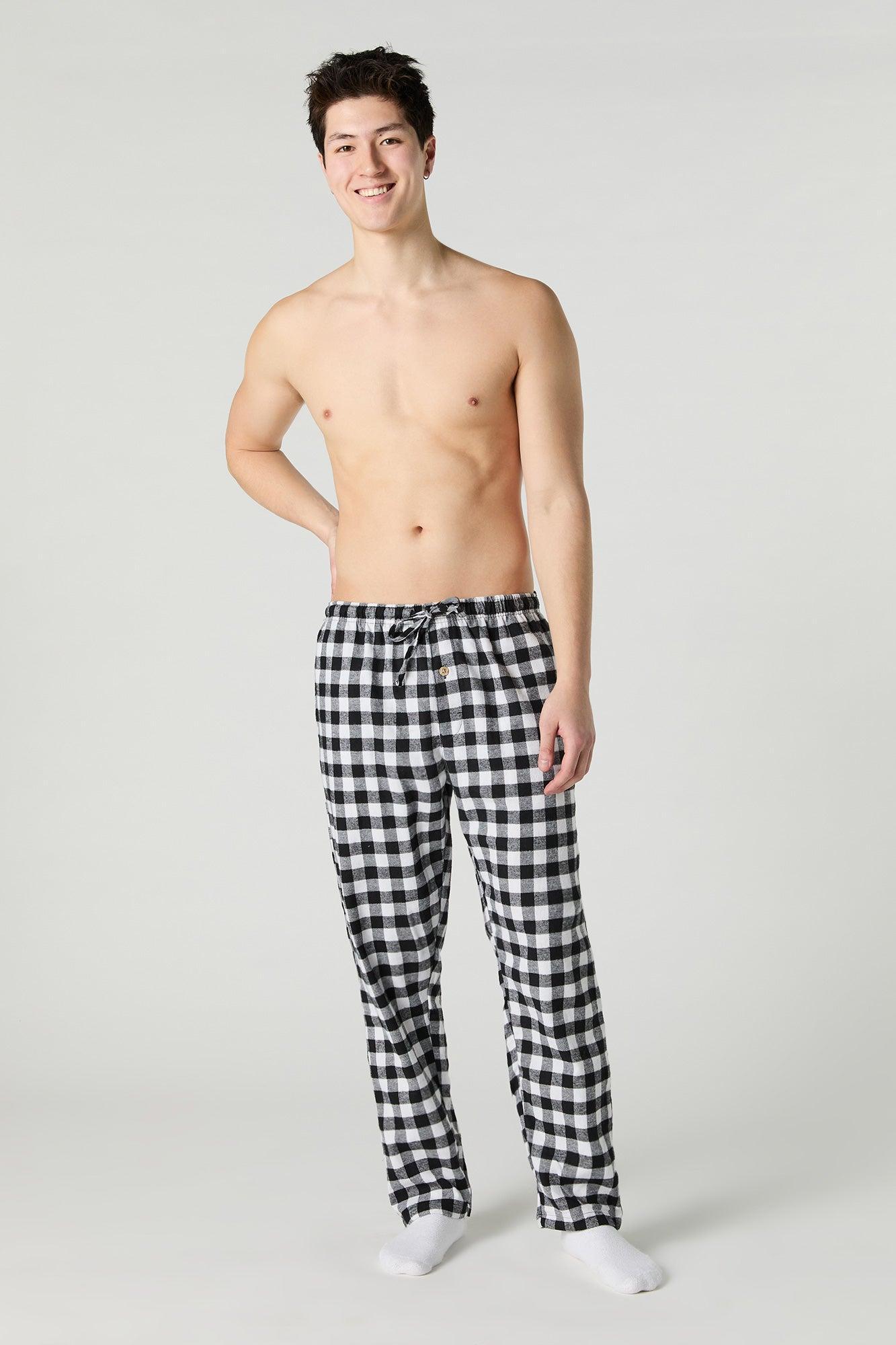 Plaid Pajama Pant Male Product Image