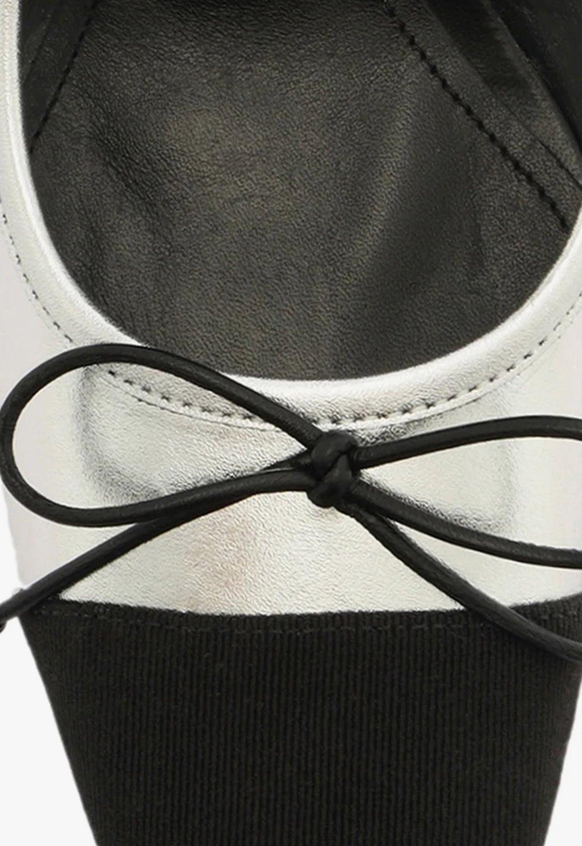 Arissa Block Metallic Leather Pump Product Image