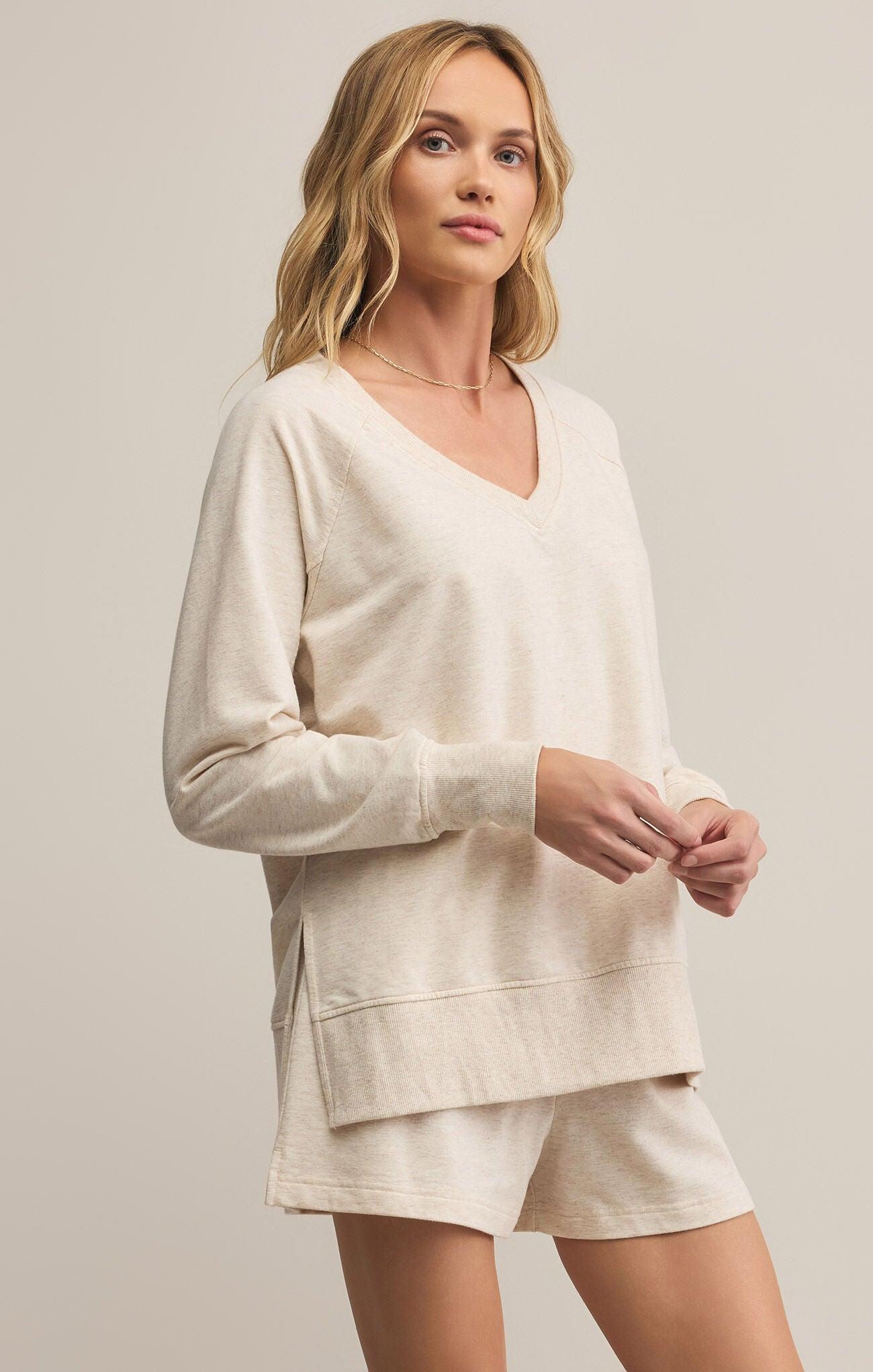 Weekender V Neck Sweatshirt Product Image