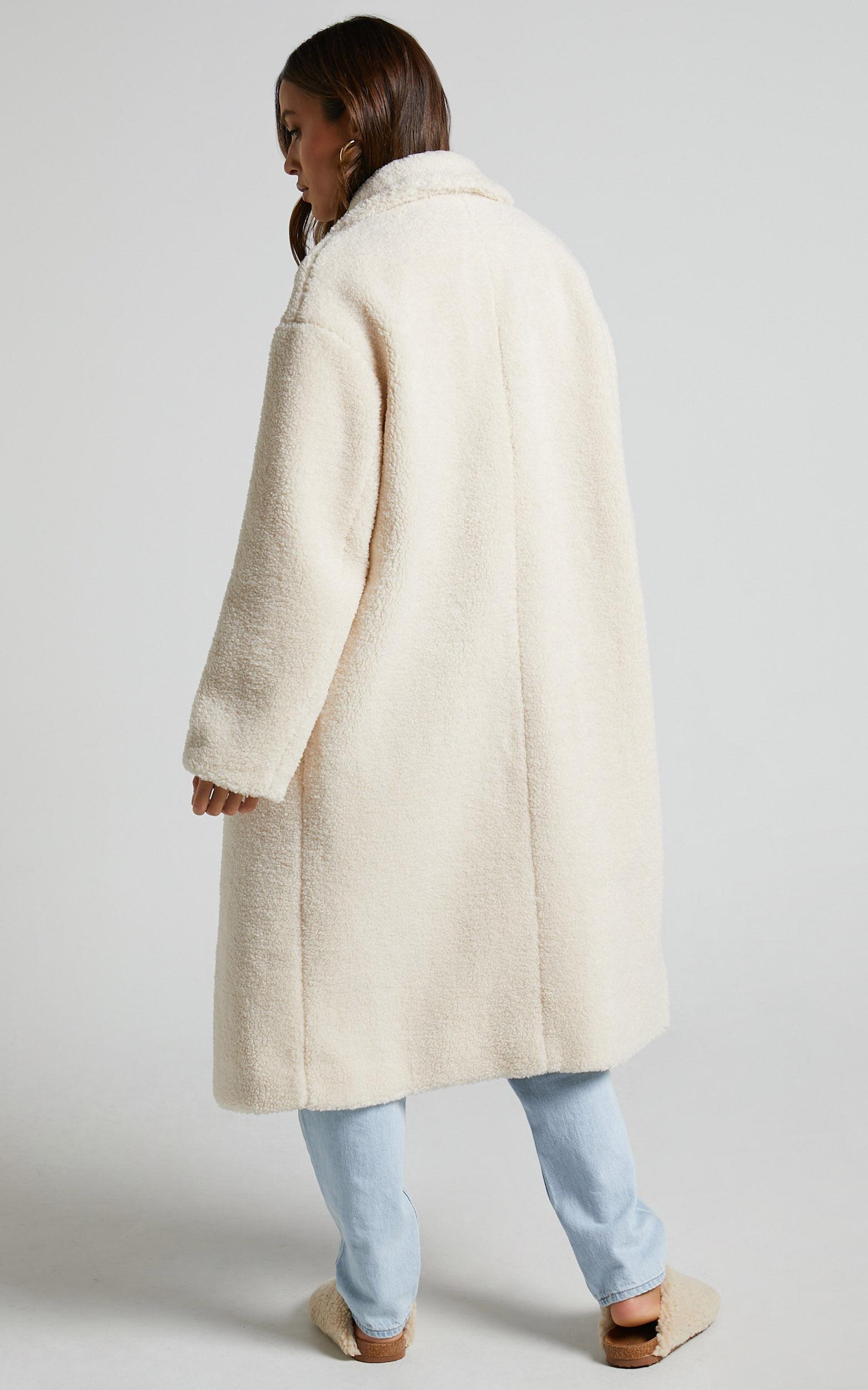Cielito Coatigan - Longline Coatigan in Cream Product Image