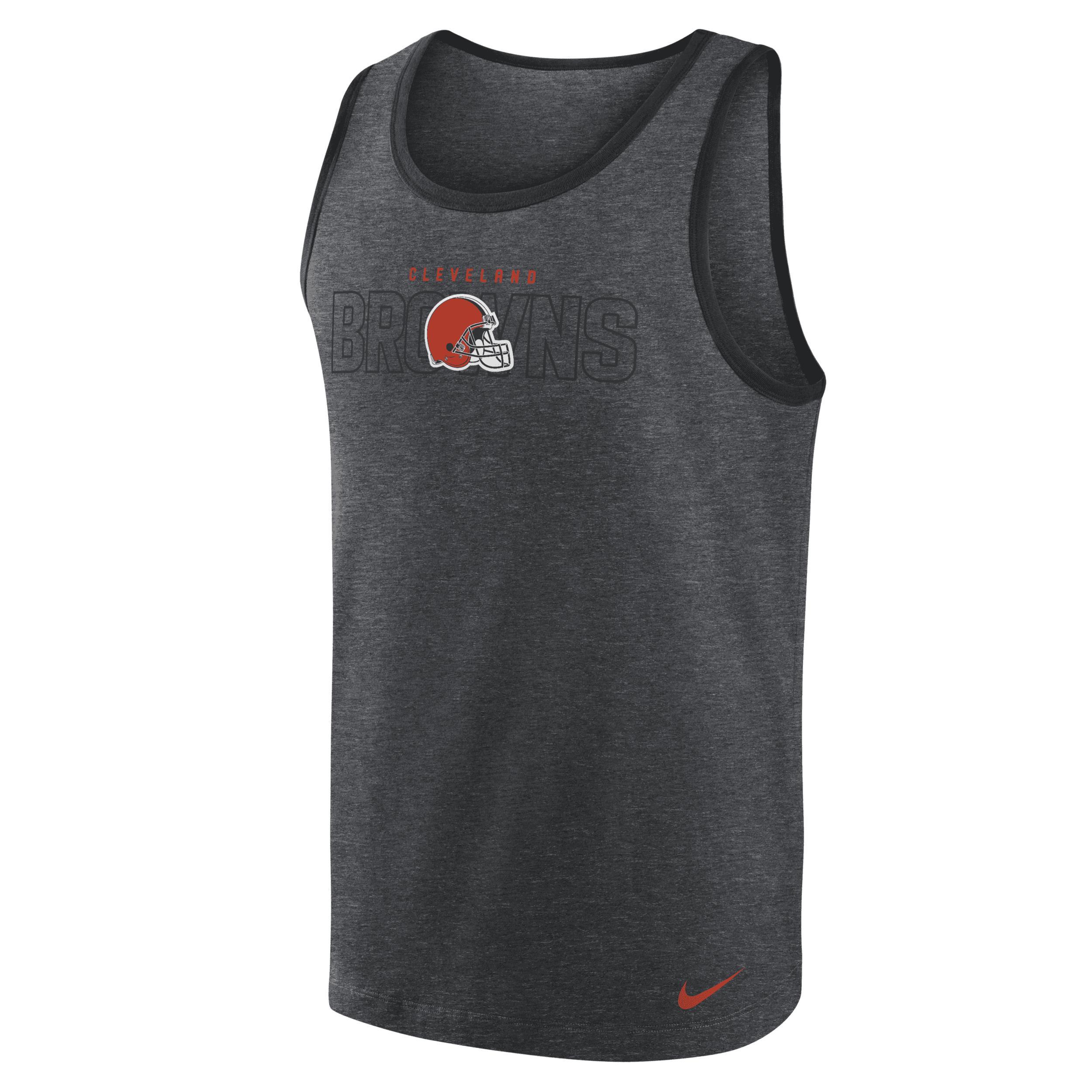 Men's Nike Heathered Charcoal Washington Commanders Tri-Blend Tank Top, Size: 2XL, Wft Charco Product Image