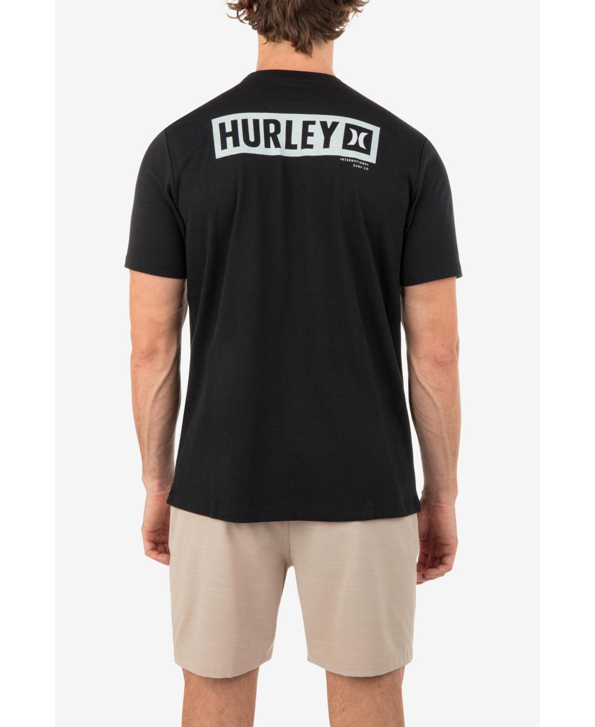 Hurley Mens Evd H2O-dri Box Third Slub Short Sleeve T-shirt Product Image