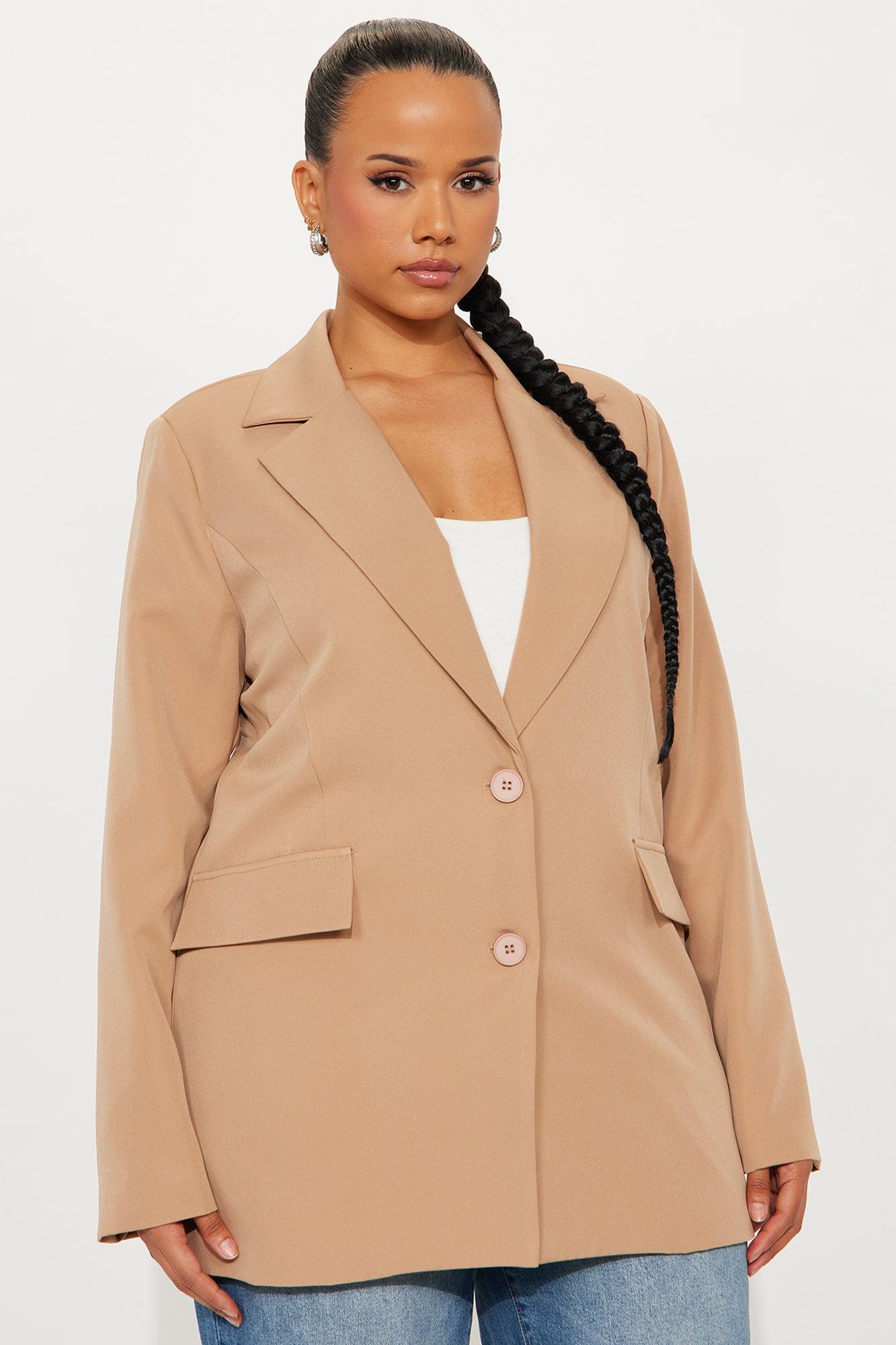 High Investment Blazer - Khaki Product Image