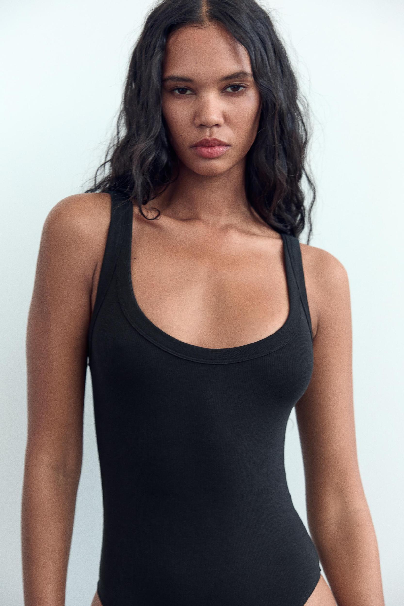 RIBBED BODYSUIT Product Image