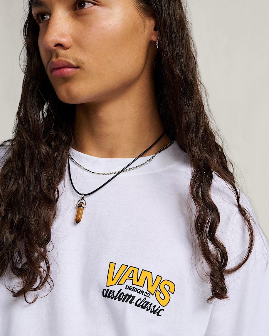Shop Front T-Shirt in White / Sunny Yellow| Vans US Product Image