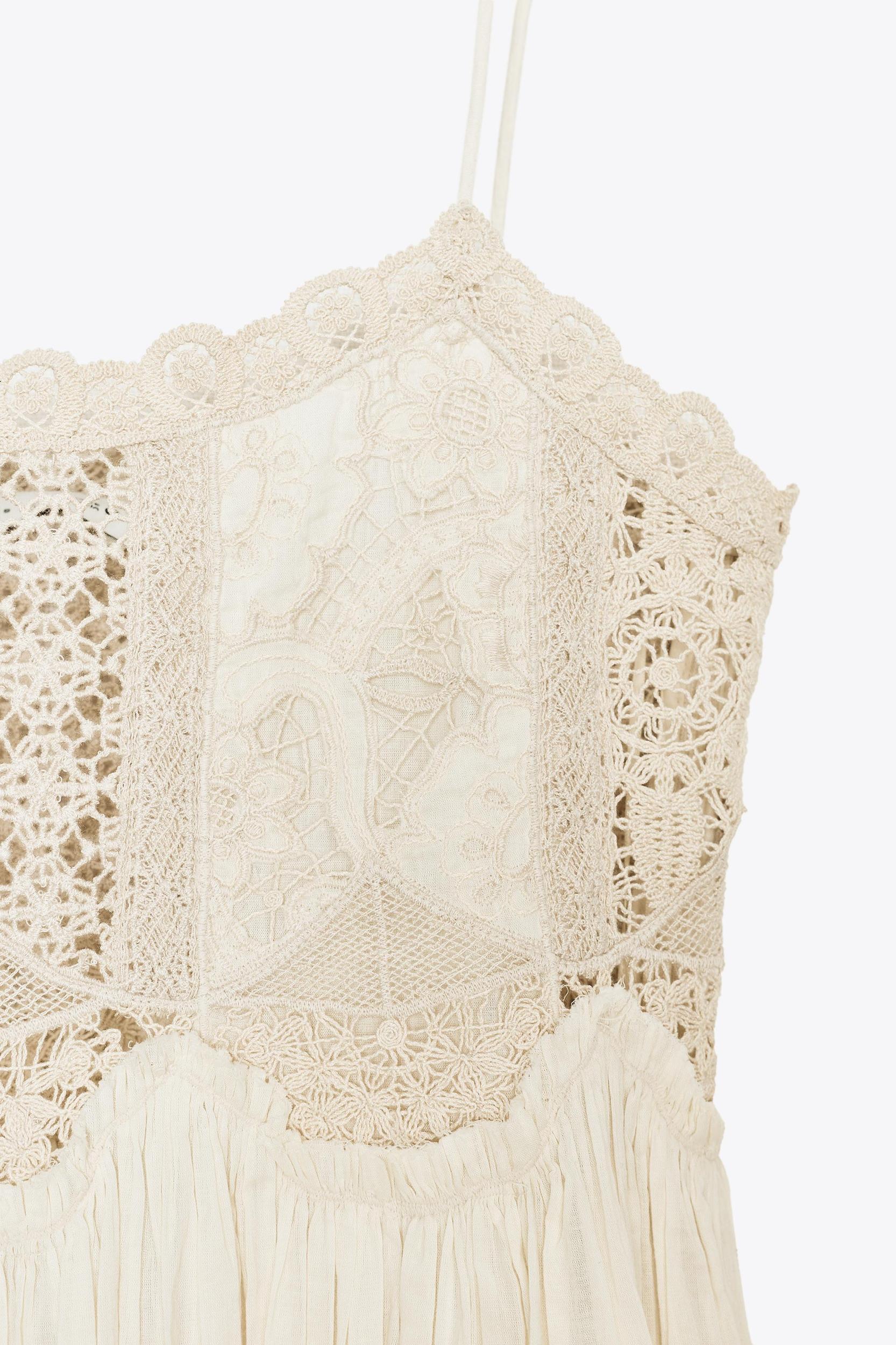 ZW COLLECTION CROCHET STRAP DRESS Product Image