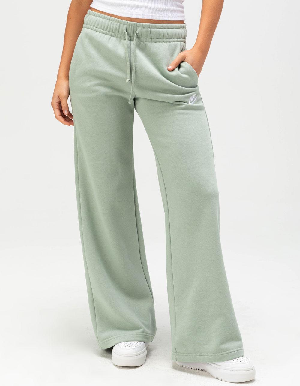 NIKE Sportswear Club Fleece Womens Wide Leg Pants - HEATHER GRAY Product Image