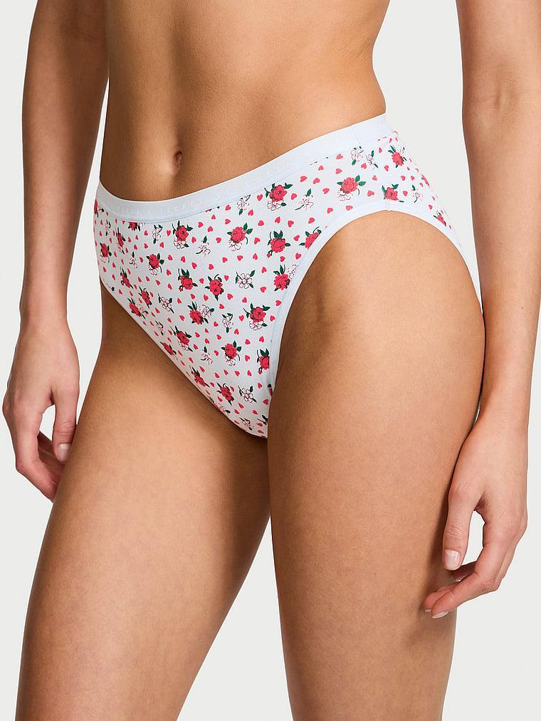 Stretch Cotton High-Leg Brief Panty Product Image