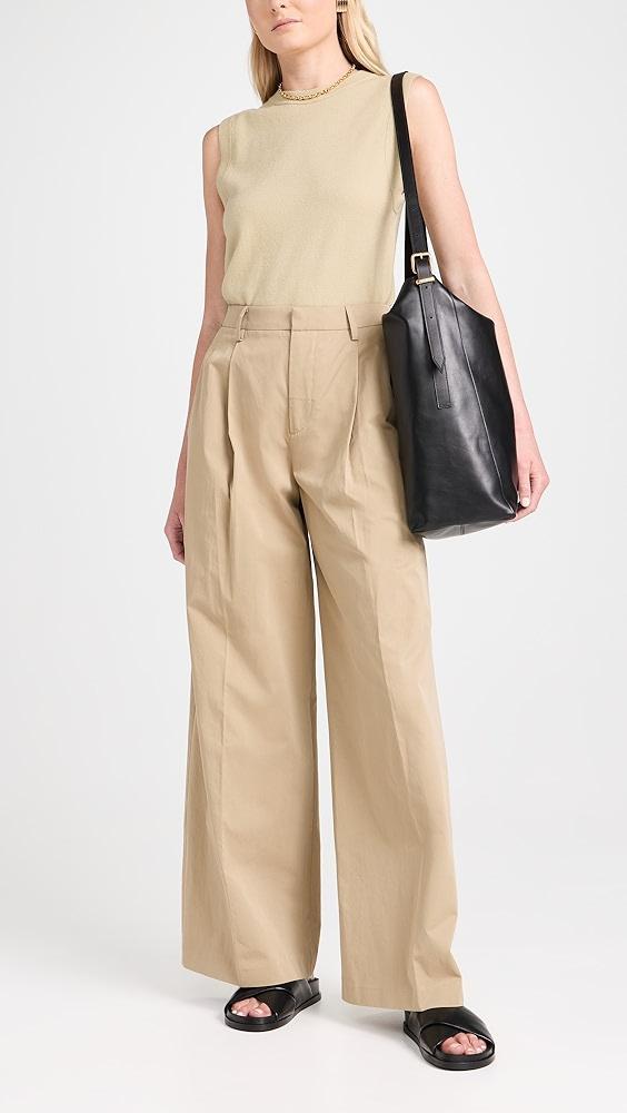 FRAME Pleated Wide Leg Pants | Shopbop Product Image