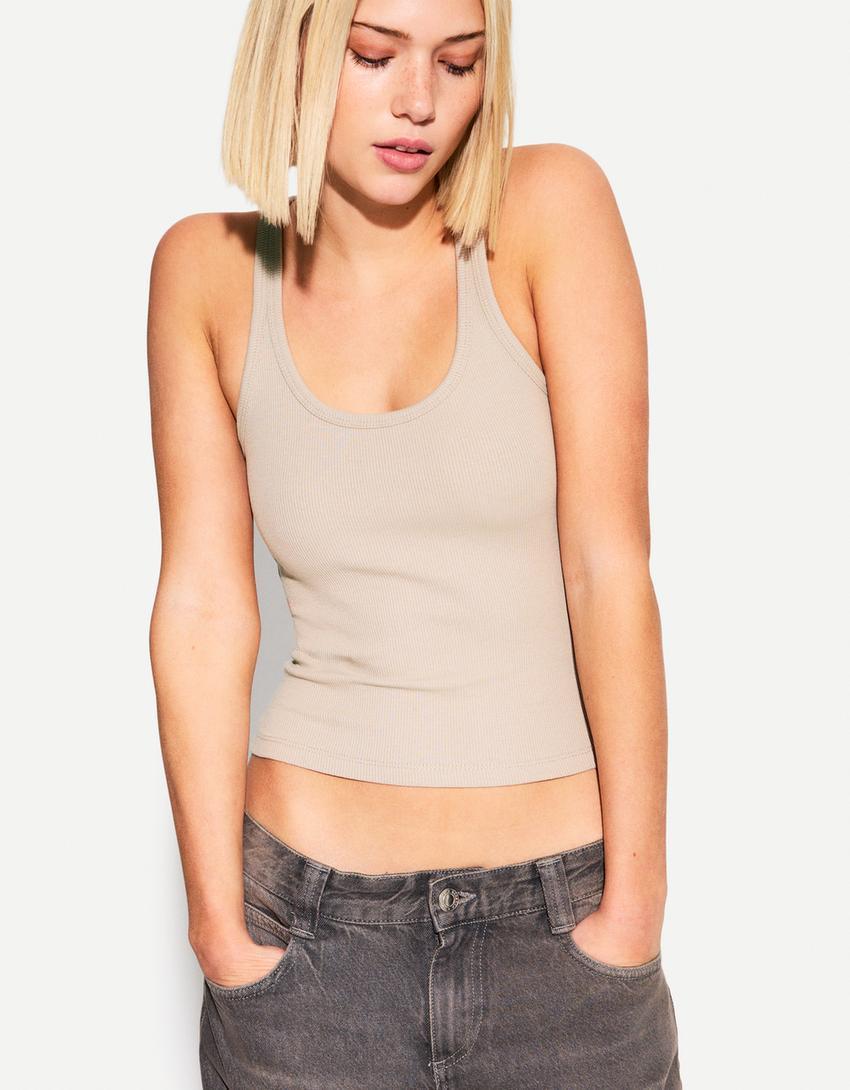 Ribbed tank top Product Image