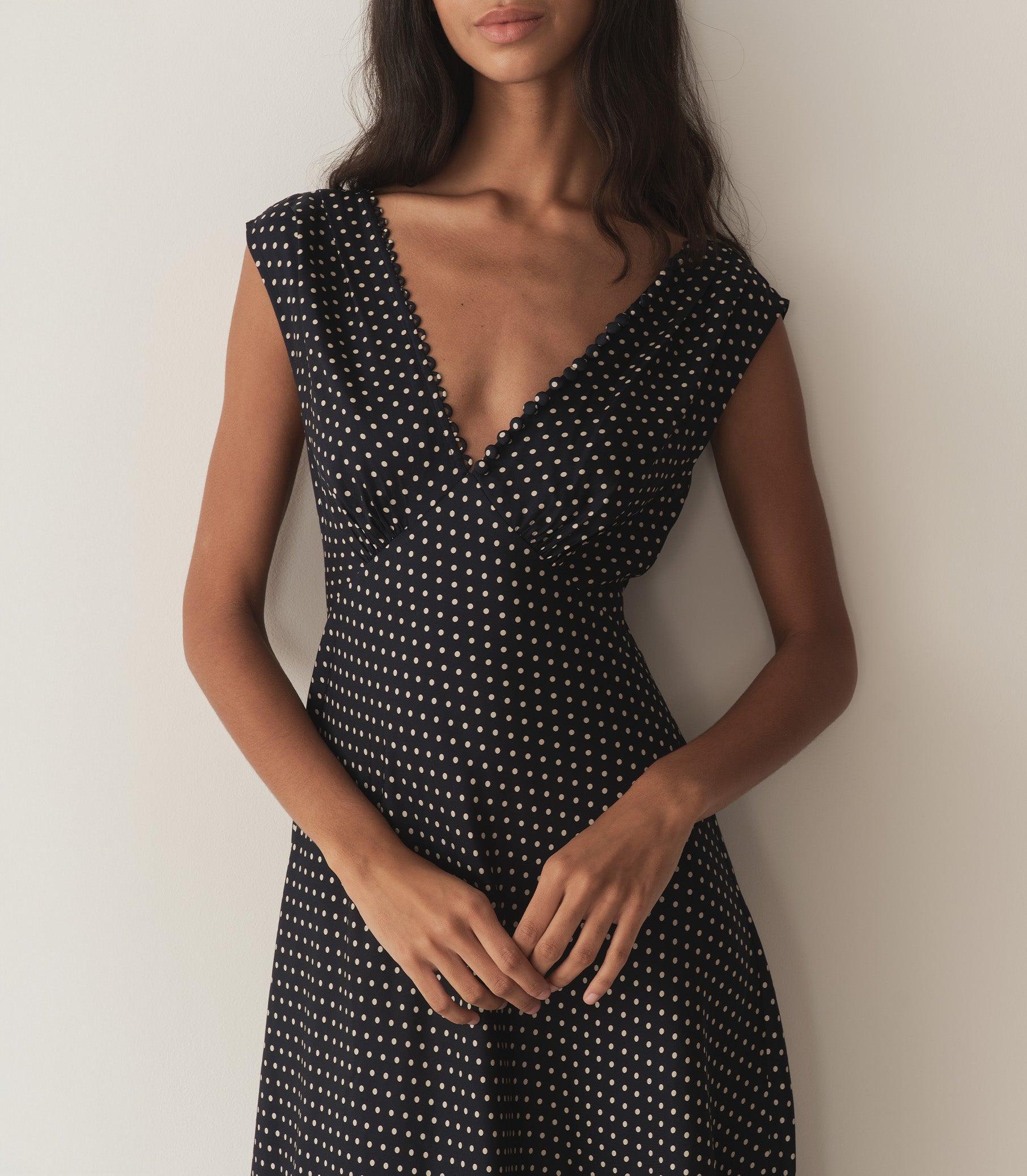 TAHLIA DRESS -- HEPBURN DOT Product Image