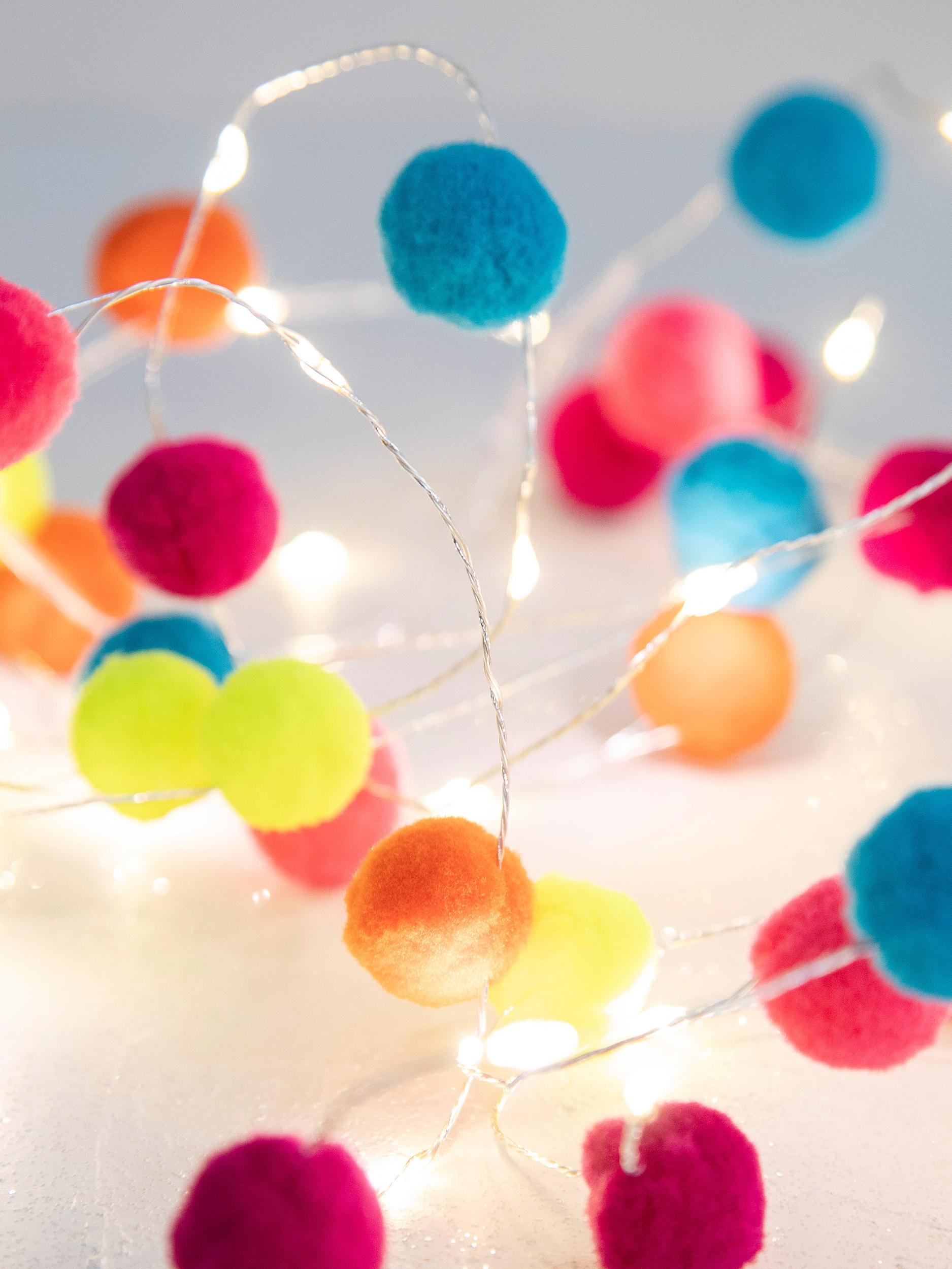 Pom Pom Fairy Lights Product Image