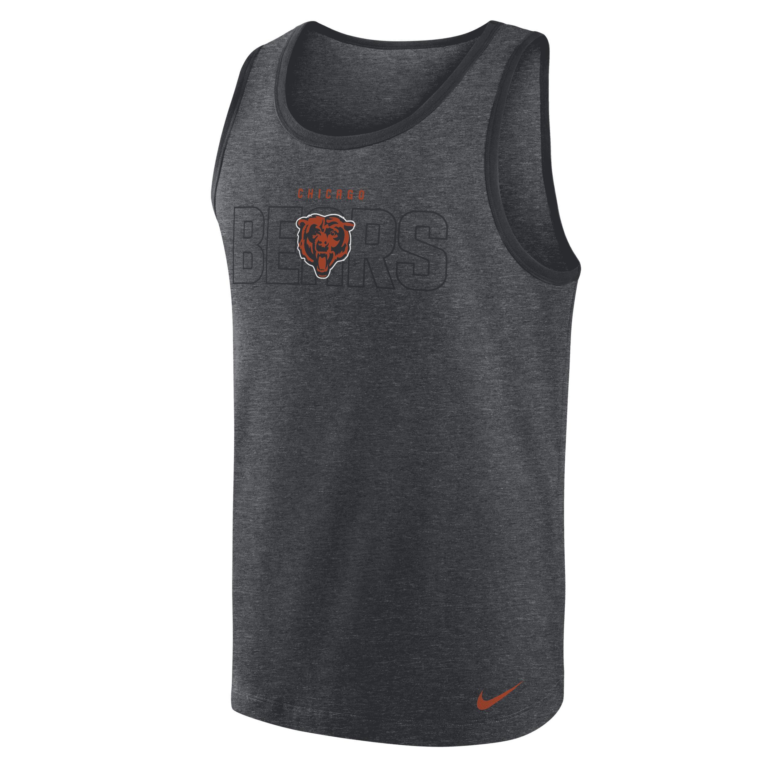 Men's Nike Heathered Charcoal Washington Commanders Tri-Blend Tank Top, Size: 2XL, Wft Charco Product Image