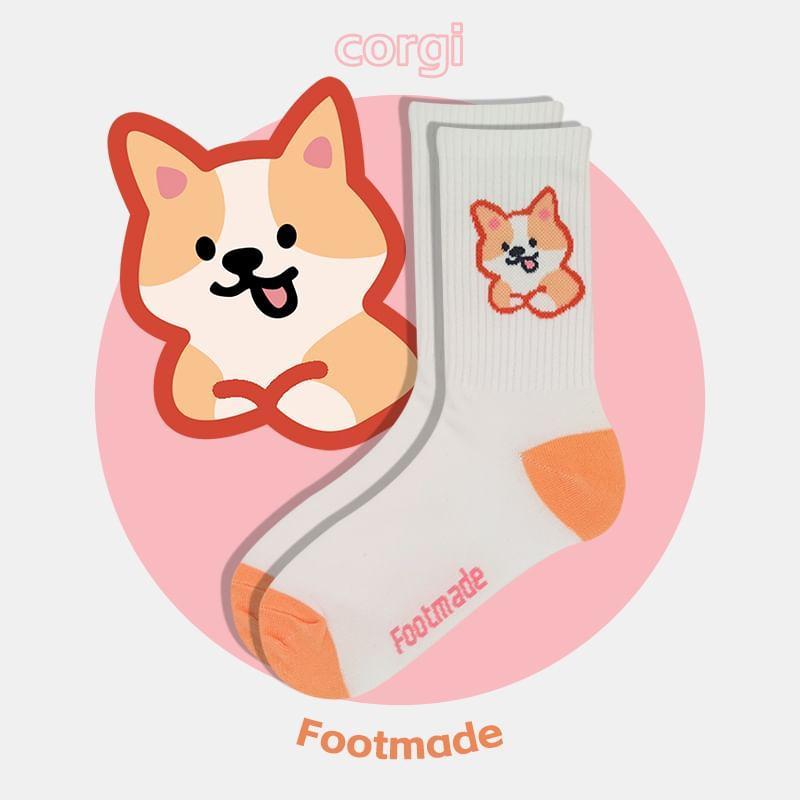 Dog Print Socks Product Image