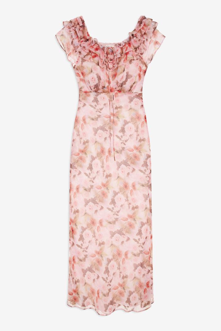 Fallen Floral Maxi Dress — Multi Product Image