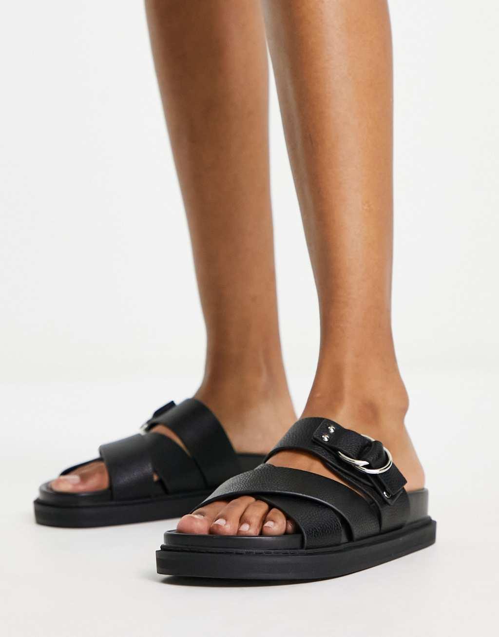 schuh Tamara cross strap flat sandals Product Image