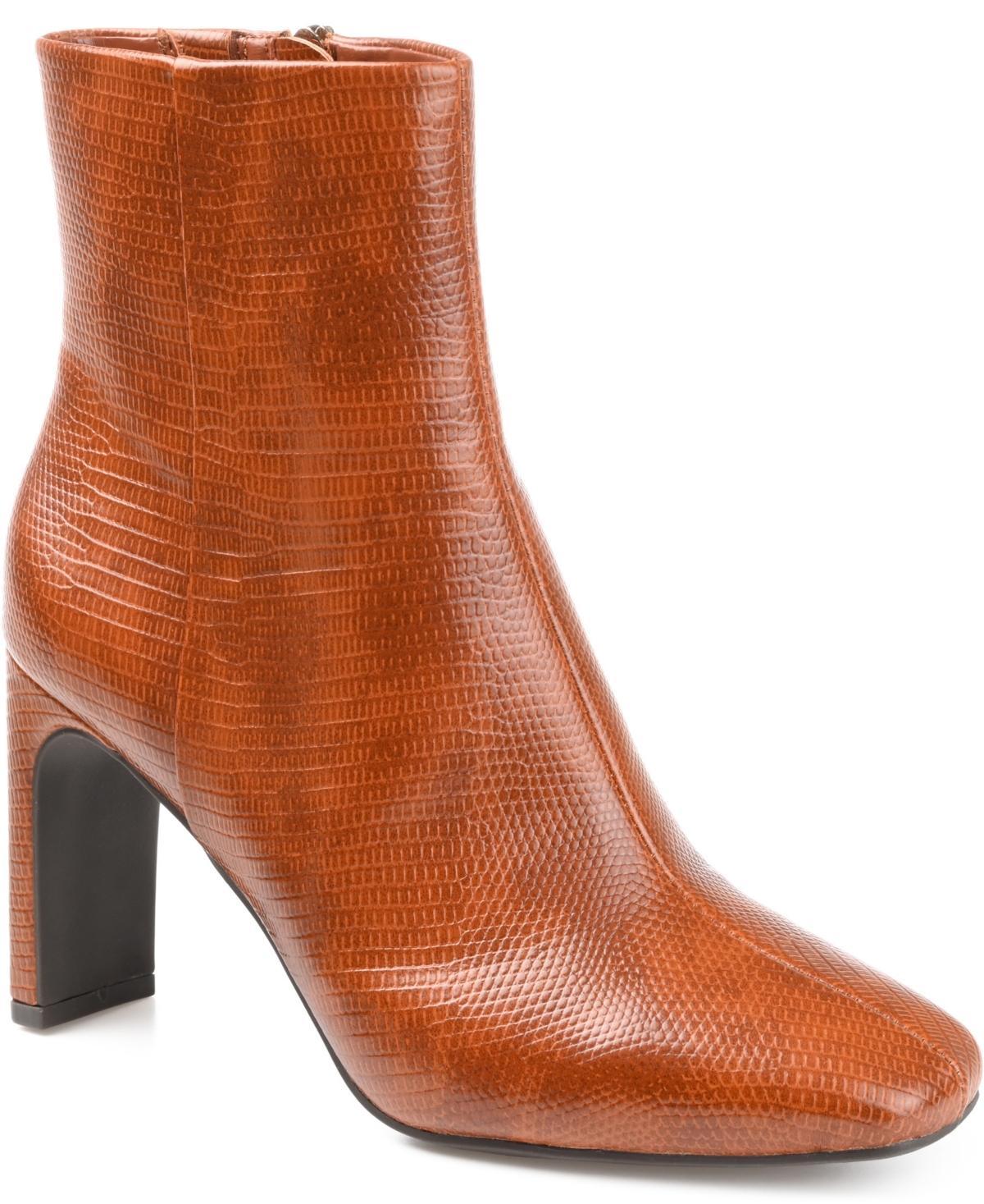 Journee Sarla Tru Comfort Foam™ Women's High Heel Ankle Boots, Size: 10, White Product Image