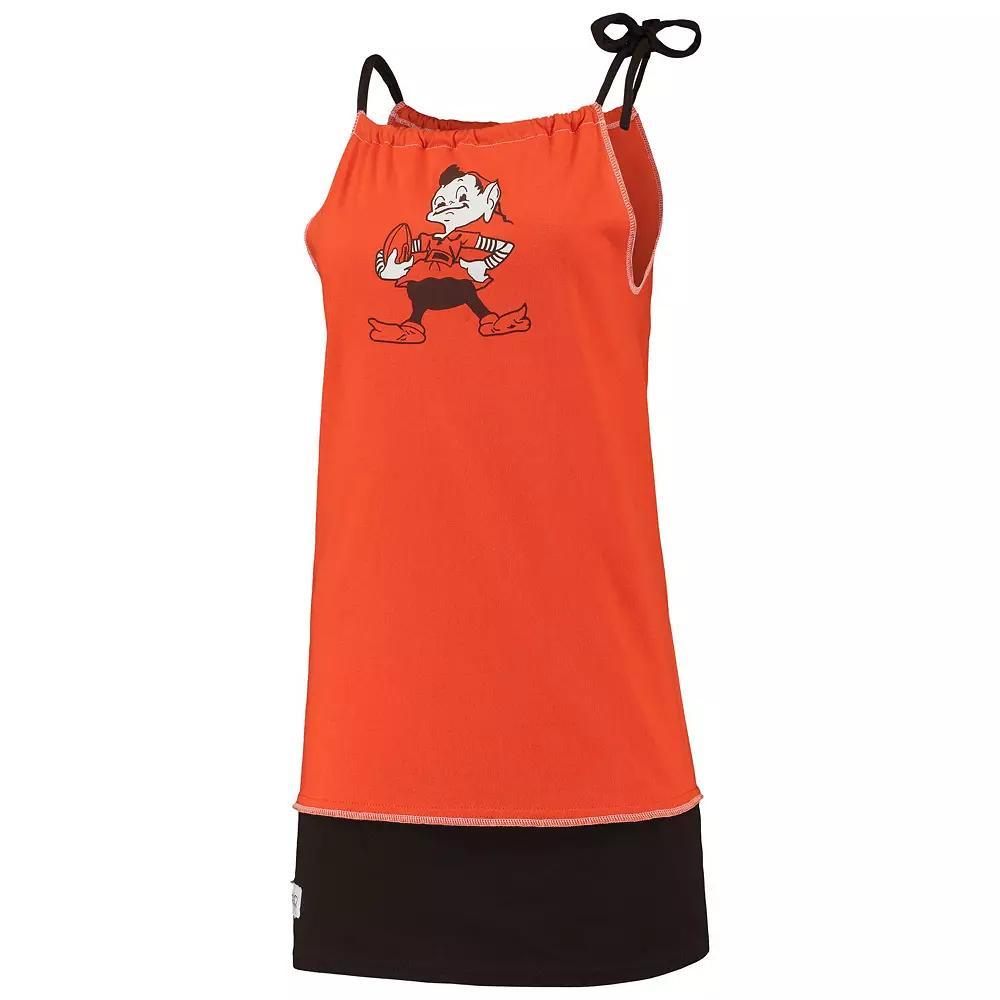 Womens Refried Apparel Cleveland Browns Sustainable Vintage Tank Top Dress Product Image
