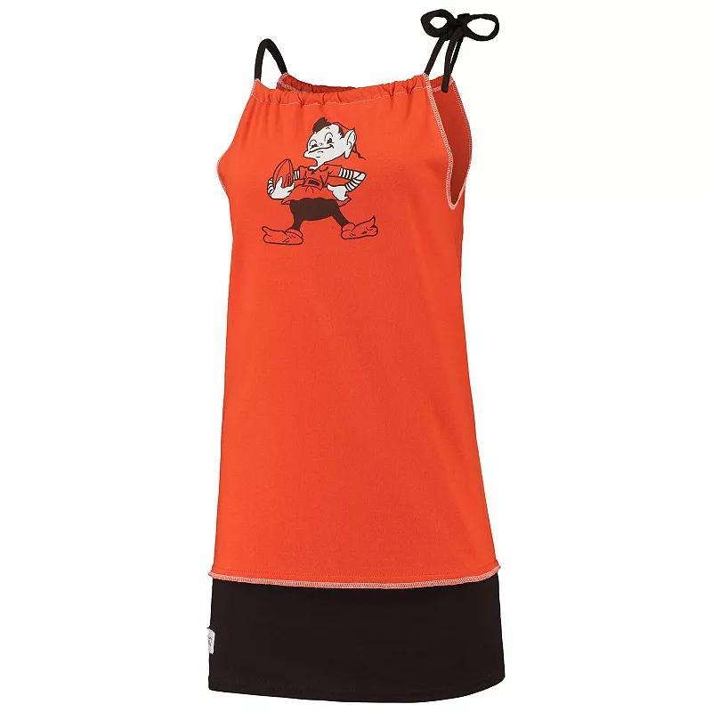 Womens Refried Apparel Cleveland Browns Sustainable Vintage Tank Top Dress Product Image