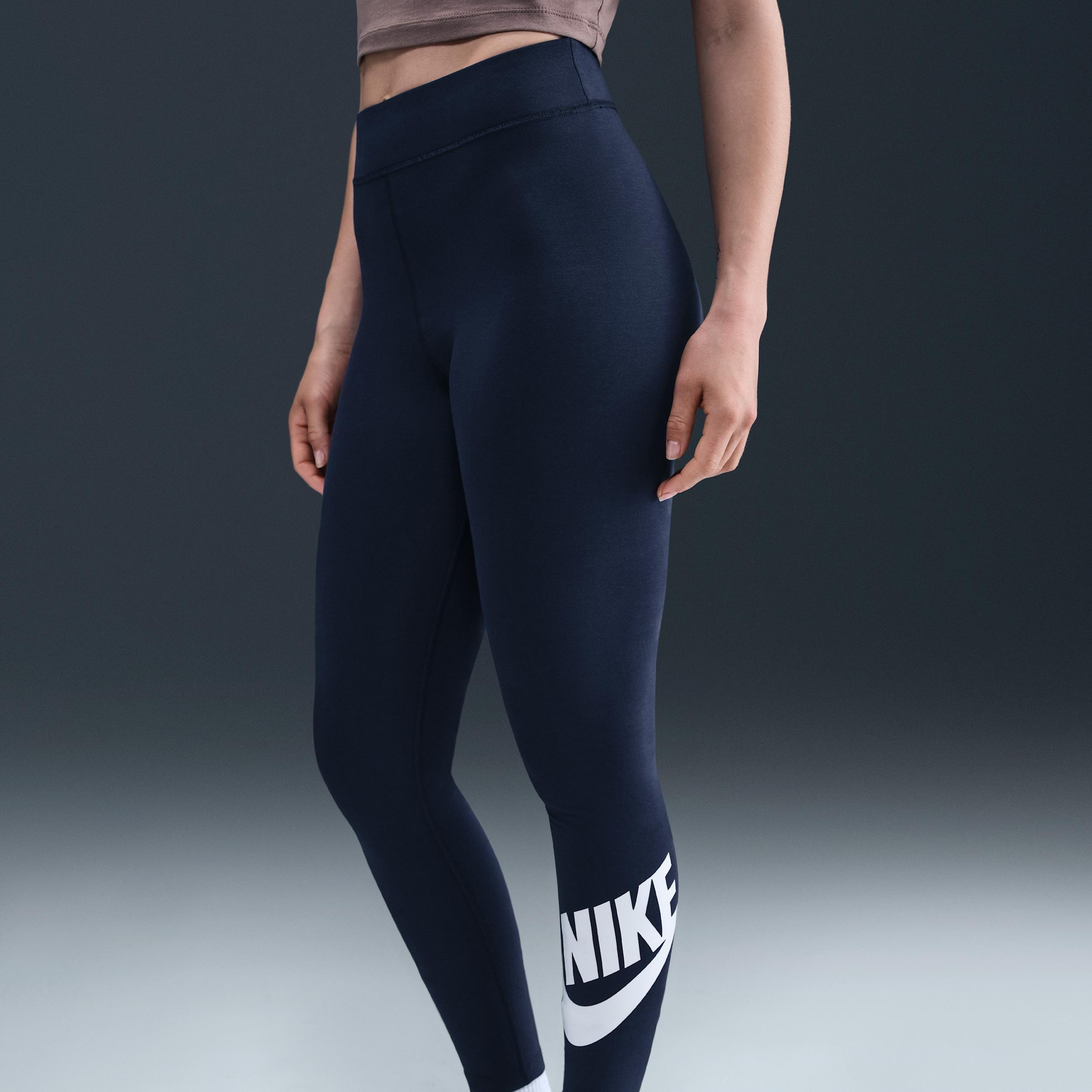 Women's Nike Sportswear Classics High-Waisted Graphic Leggings Product Image