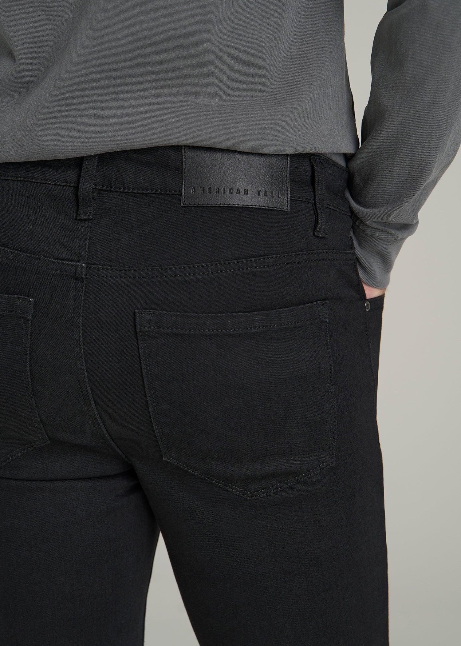 Travis SKINNY Jeans for Tall Men in Black Product Image
