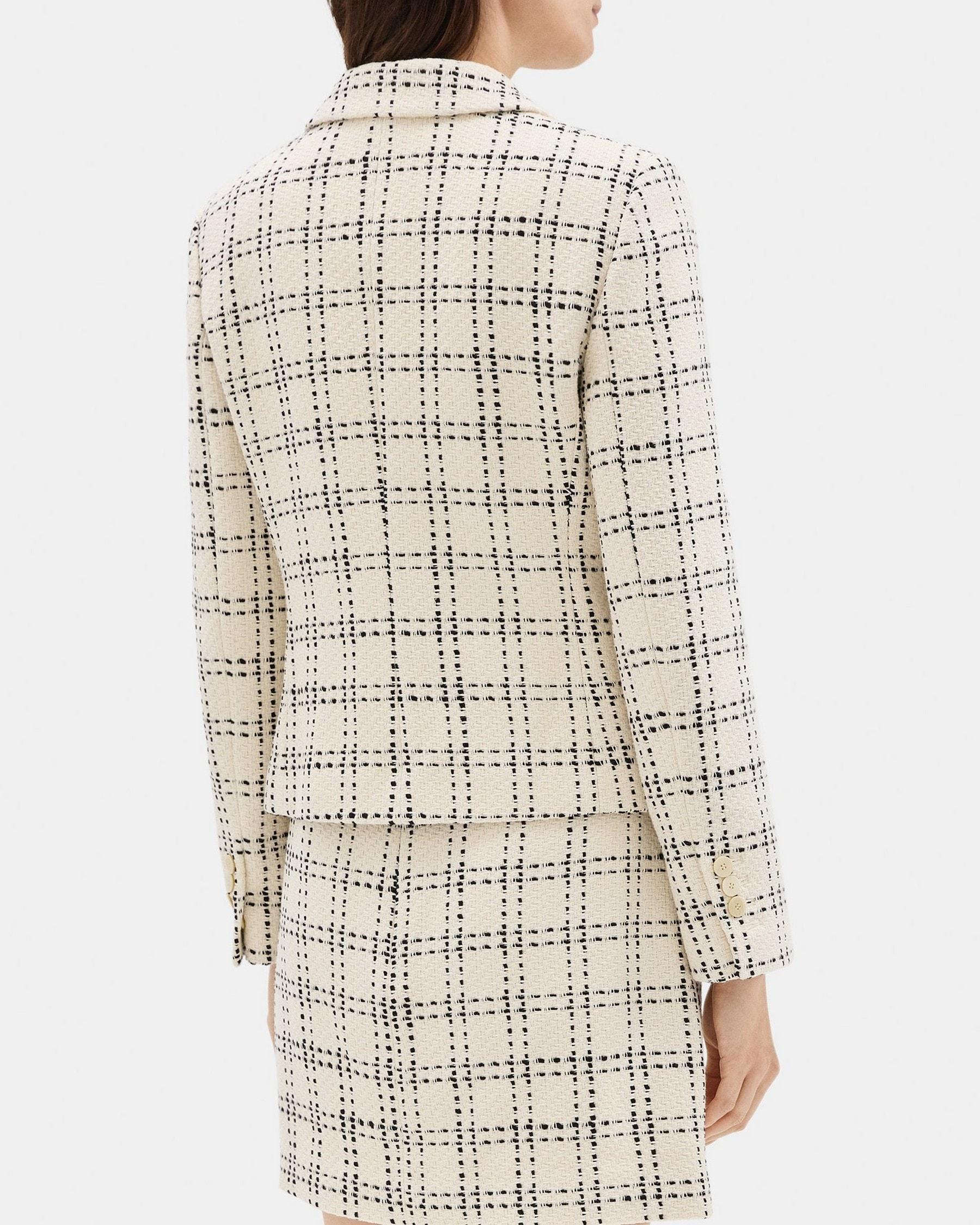 Shrunken Blazer in Tweed Product Image