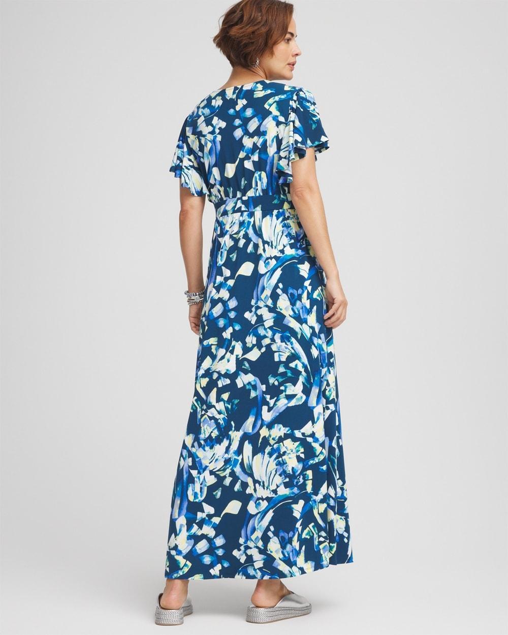 Flutter Sleeved Jersey Maxi Dress Product Image