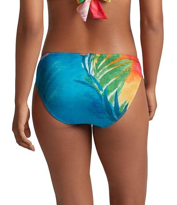 Lauren Ralph Lauren Engineered Paradise Floral Side Rattan Ring Hipster Swim Bottom Product Image