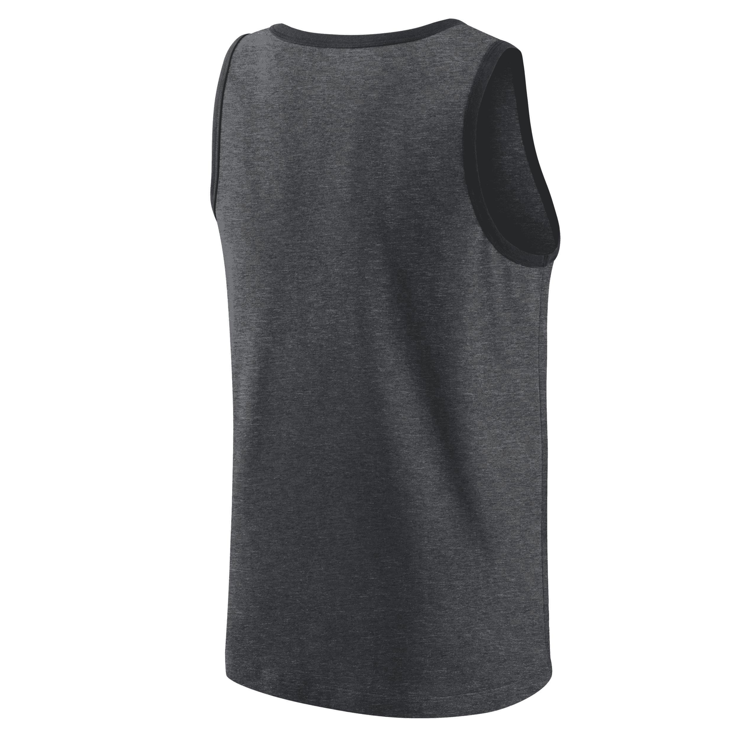 Men's Nike Heathered Charcoal Washington Commanders Tri-Blend Tank Top, Size: 2XL, Wft Charco Product Image
