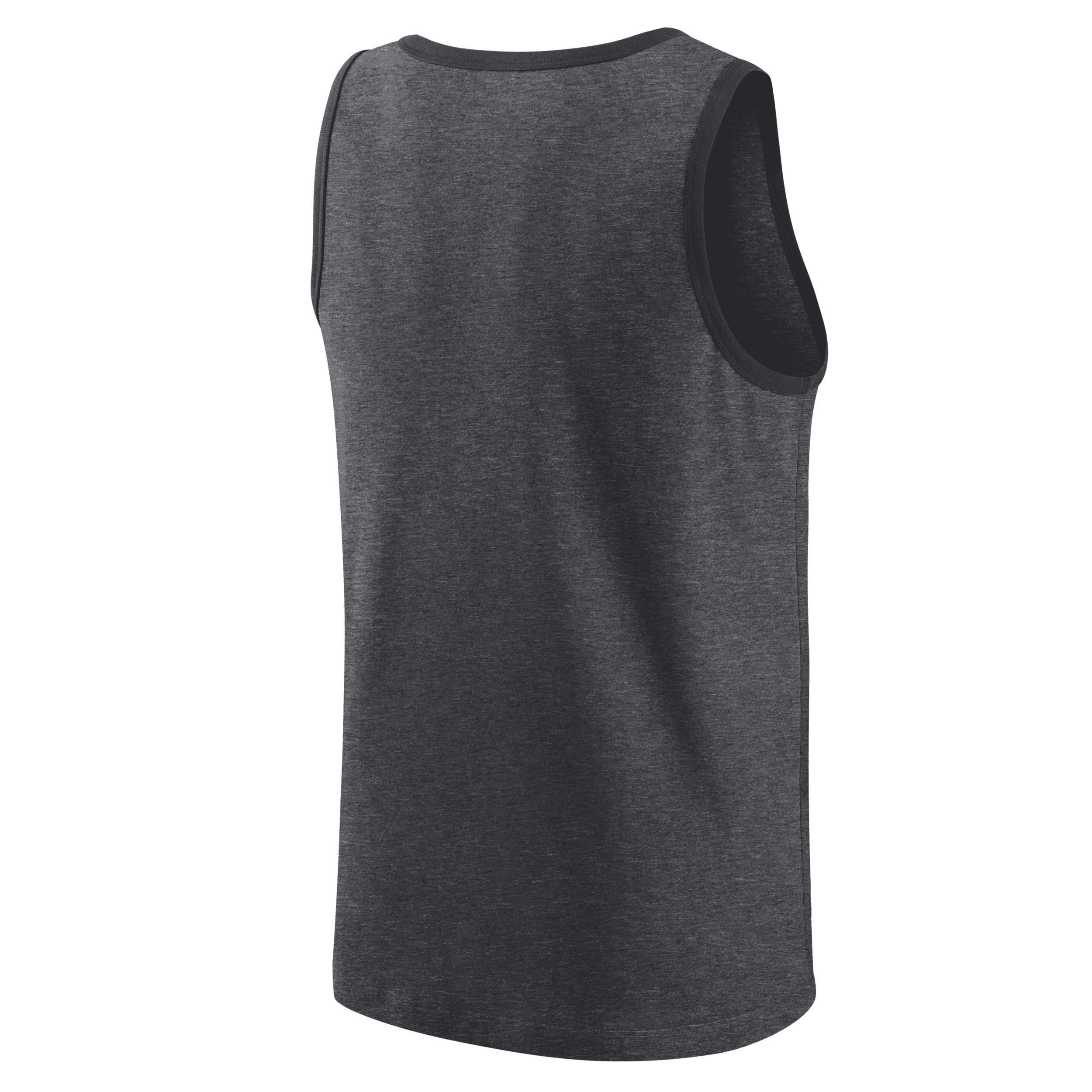 Men's Nike Heathered Charcoal Washington Commanders Tri-Blend Tank Top, Size: 2XL, Wft Charco Product Image