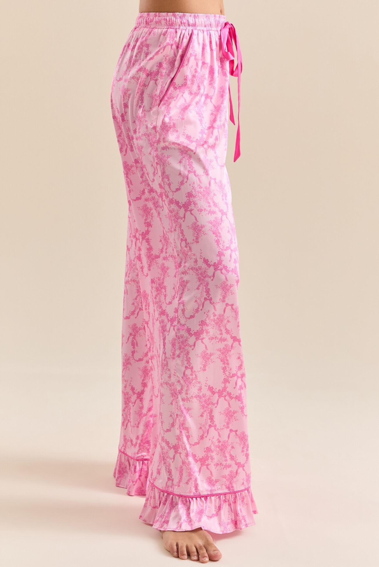 Lilly Satin Lounge Pant Product Image
