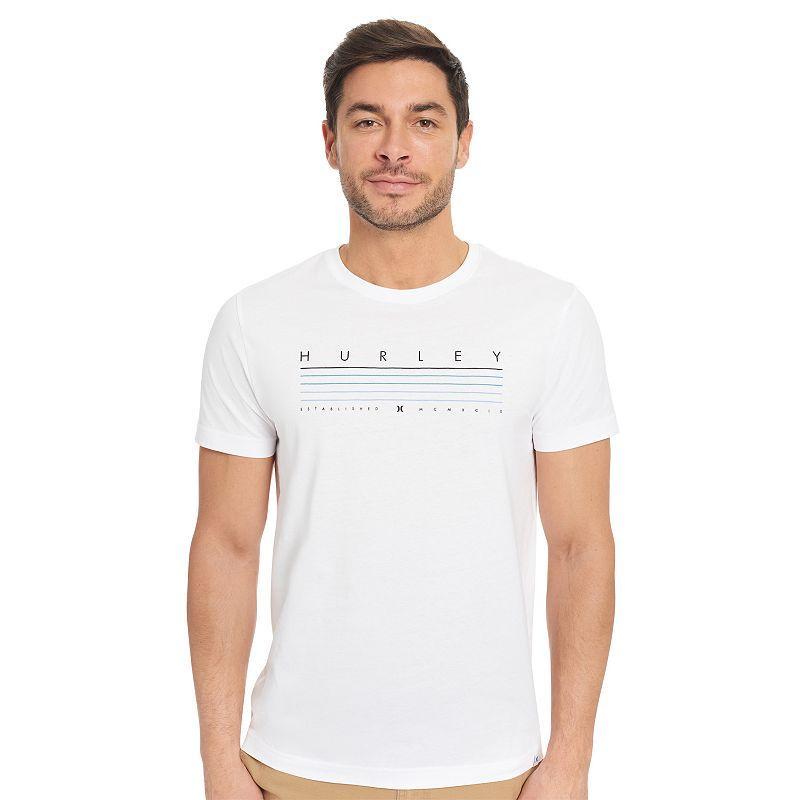 Men's Hurley Graphic Tee, Size: XXL, White Product Image