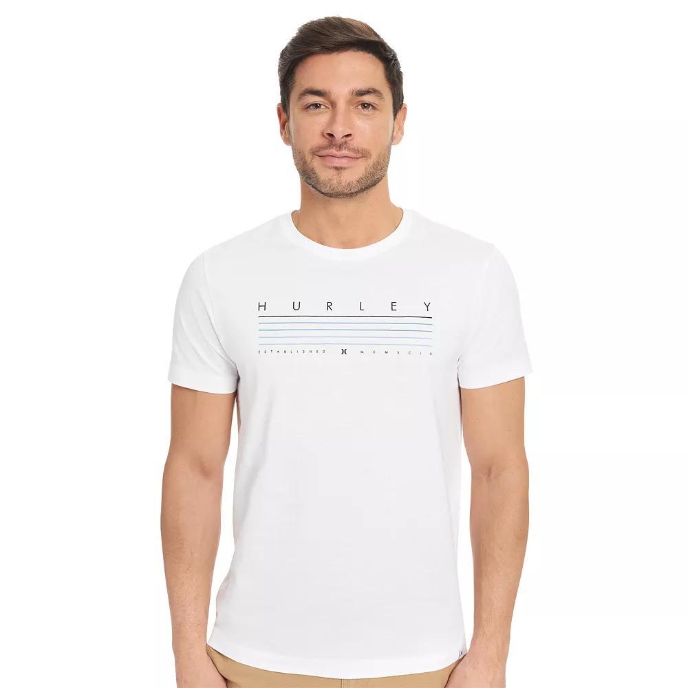 Men's Hurley Graphic Tee, Size: XXL, White Product Image