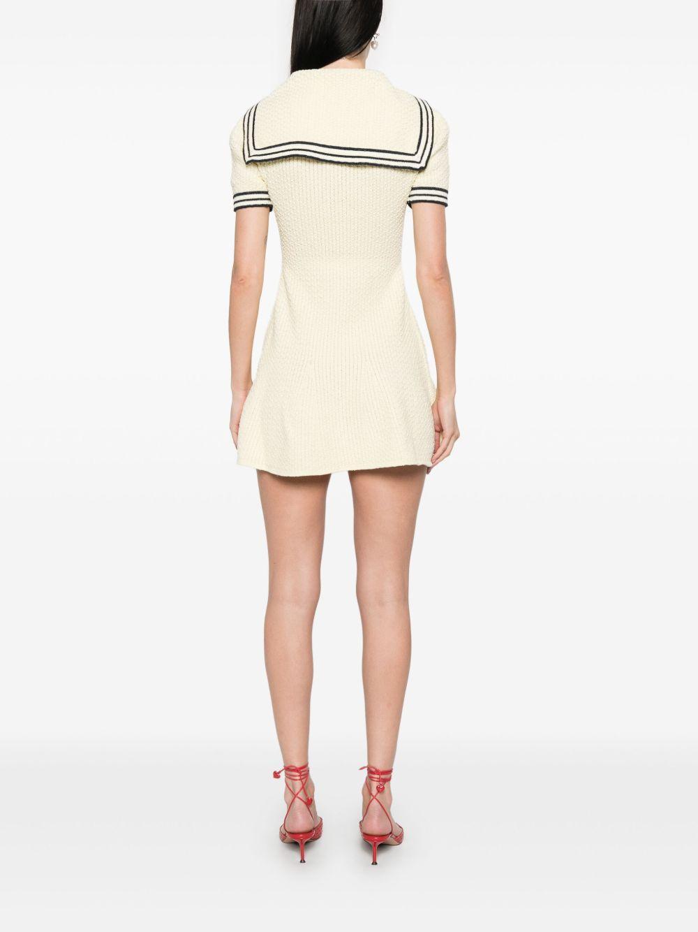 textured knitted mini dress Product Image