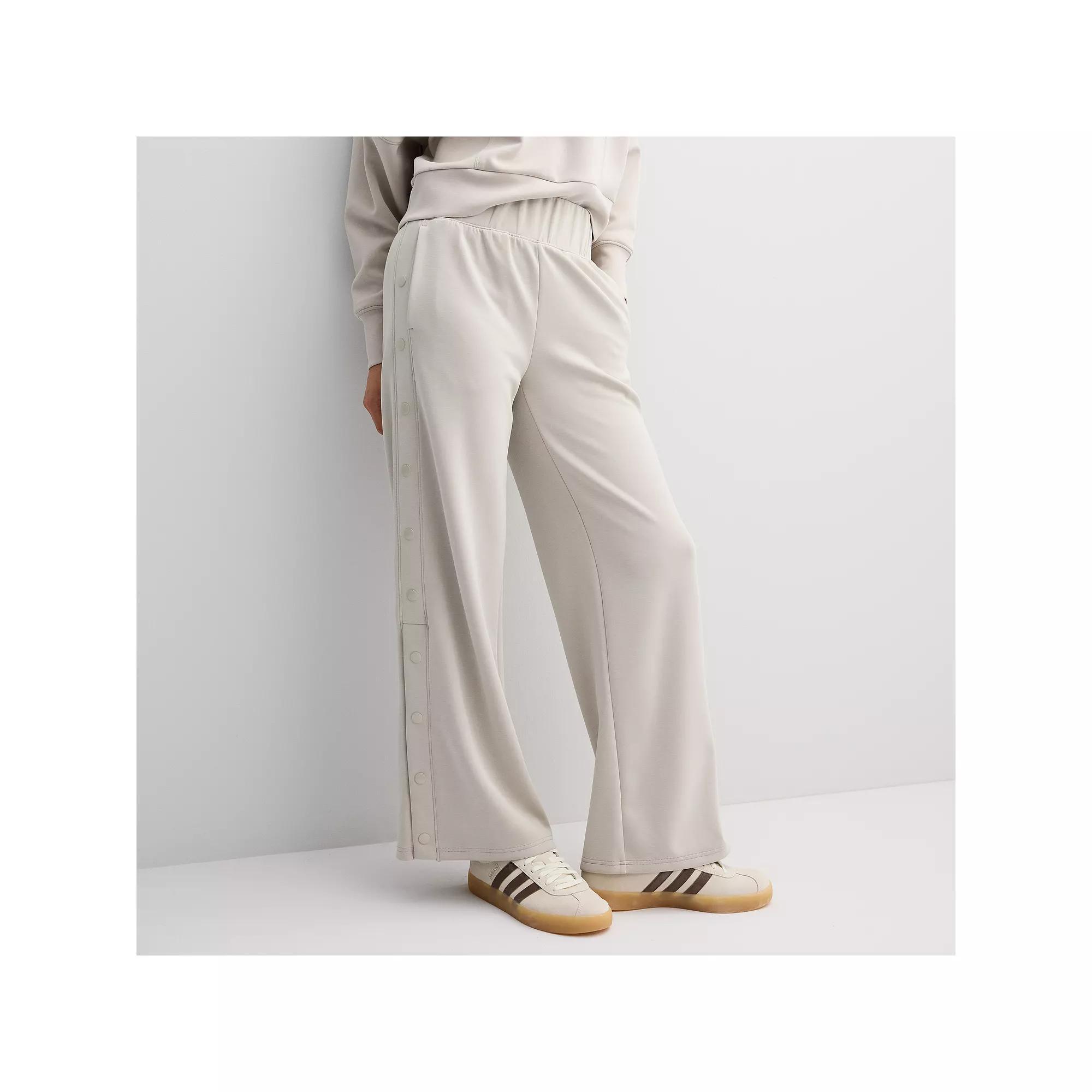 FLX High-Rise Solace Side Snap Pants, Women's, Size: XS Long, Brown Trap Product Image